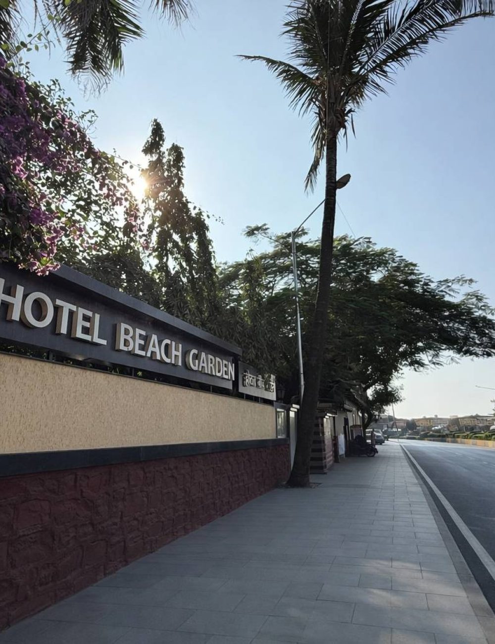Hotel Beach Garden at Sunset
